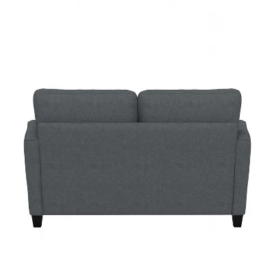 Grant River Upholstered Loveseat With 2 Pillows Gray - Hillsdale Furniture 6 Grant River Upholstered Loveseat With 2 Pillows Gray - Hillsdale Furniture - Image 4