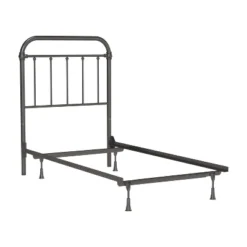 Twin Kirkland Metal Headboard With Frame Aged Pewter - Hillsdale Furniture -Hillsdale Furniture GUEST d9c243b0 0065 4bf3 bdb2 0459026ec62c
