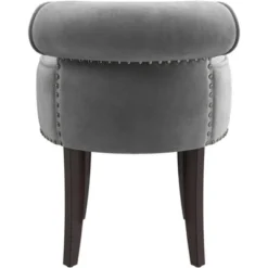 22.5" Lena Wood And Upholstered Vanity Stool - Hillsdale Furniture -Hillsdale Furniture GUEST e3db4842 53ca 4954 8163 81049fa9e921