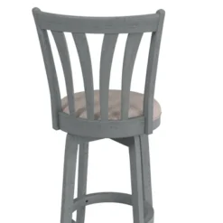 30" Savana Swivel Height Barstool Blue Wirebrush/Cream - Hillsdale Furniture -Hillsdale Furniture GUEST e5e065b9 7ccf 4953 b1d9 5f313b7bf68e