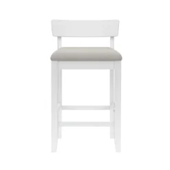 Warren Wood And Upholstered Counter Height Stool Sea White - Hillsdale Furniture -Hillsdale Furniture GUEST e5f1398e a6b0 468e bfbd b77b96f81b39