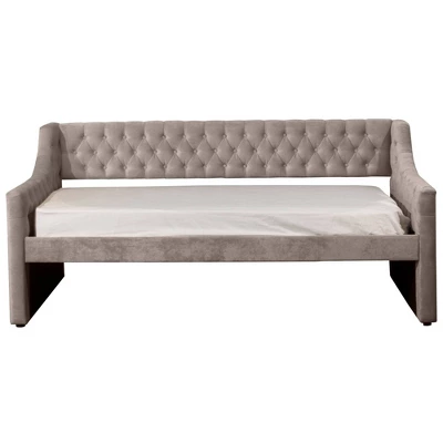 Twin Jaylen Upholstered Daybed Silver Fabric - Hillsdale Furniture 11 Twin Jaylen Upholstered Daybed Silver Fabric - Hillsdale Furniture - Image 9
