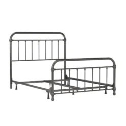 Queen Kirkland Metal Bed Aged Pewter - Hillsdale Furniture -Hillsdale Furniture GUEST ebcee28a 00ec 4c5b 8552 e92f537113e3
