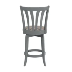 25.75" Savana Swivel Counter Height Barstool Blue (Wirebrush)/Cream - Hillsdale Furniture -Hillsdale Furniture GUEST eebe83e0 36a2 46d7 acd7 218609695eaf