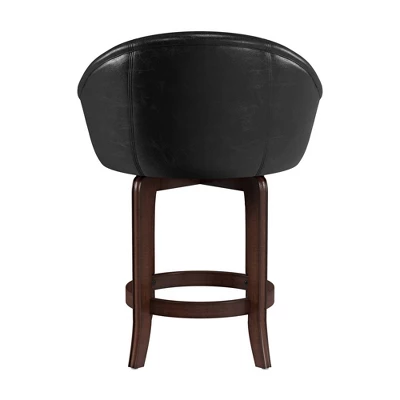 25" Dartford Swivel Counter Height Barstool Brown/Black - Hillsdale Furniture 7 25" Dartford Swivel Counter Height Barstool Brown/Black - Hillsdale Furniture - Image 5