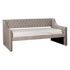 Twin Jaylen Upholstered Daybed Silver Fabric - Hillsdale Furniture 17 Twin Jaylen Upholstered Daybed Silver Fabric - Hillsdale Furniture -Hillsdale Furniture GUEST f25dddea 2d96 4be3 934d 774fc700e204