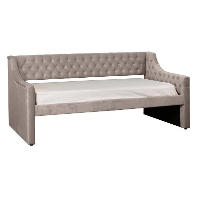 Twin Jaylen Upholstered Daybed Silver Fabric - Hillsdale Furniture 8 Twin Jaylen Upholstered Daybed Silver Fabric - Hillsdale Furniture - Image 6