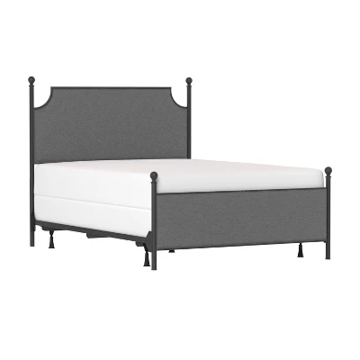 McArthur Metal And Upholstered Bed Matte Black/Gray Fabric - Hillsdale Furniture 13 McArthur Metal And Upholstered Bed Matte Black/Gray Fabric - Hillsdale Furniture - Image 11