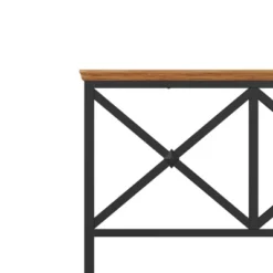 Ashford Metal Headboard Textured Black With Oak Finished Wood - Hillsdale Furniture -Hillsdale Furniture GUEST f41bc5e5 3ce0 4fc2 9e66 7bda9a9cf859