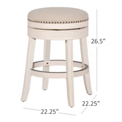 26" Saddle Backless Counter Height Barstool Rustic Gray/Taupe – Hillsdale Furniture -Hillsdale Furniture GUEST f6c9a309 ac69 46d3 9518 54af0c2ff87f