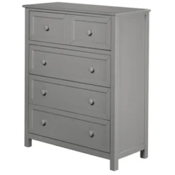 Schoolhouse 4.0 Wood 4 Drawer Chest Gray - Hillsdale Furniture