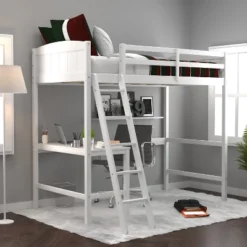 Twin Alexis Wood Arch Loft Bed With Desk - Hillsdale Furniture -Hillsdale Furniture GUEST f98f3bb8 aceb 4a97 bc70 71d1fe4176d5
