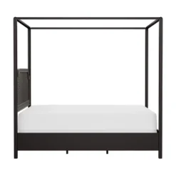 Melanie Wood And Metal Canopy Bed Oiled Bronze - Hillsdale Furniture -Hillsdale Furniture GUEST fac411fb b4e0 4f50 b1cb e56922bff882