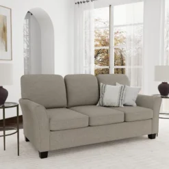 Lorena Upholstered Sofa Greige - Hillsdale Furniture