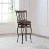 32" Montello Swivel Barstool Bronze/Brown - Hillsdale Furniture -Hillsdale Furniture GUEST fc6371e9 3aeb 4428 8f92 59d2818df352