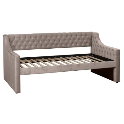 Twin Jaylen Upholstered Daybed Silver Fabric - Hillsdale Furniture 10 Twin Jaylen Upholstered Daybed Silver Fabric - Hillsdale Furniture - Image 8